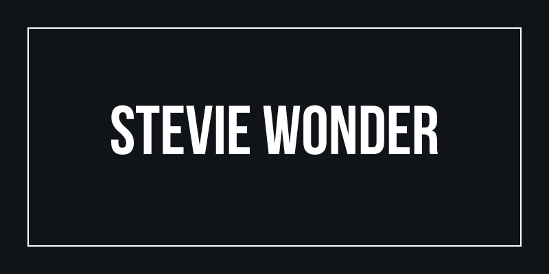 Stevie Wonder