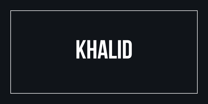 Khalid